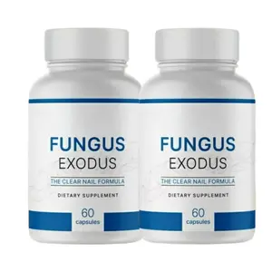 2-Pack Fungus Exodus Pills Supports Strong Healthy Natural Nails-120 Capsules