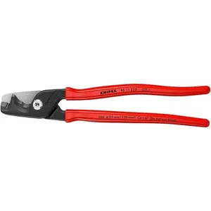 Knipex 3026446 9 in. Cable Shears, Red