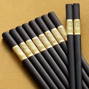 5 Pairs Non-Slip Fiberglass Chopsticks, Reusable Chopsticks Gift Set Dishwasher