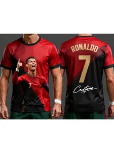 Ronaldo 7 ChatGPT AI 2026 Football Jersey Adults Kids Fan Edition Summer Soccer Training Tops Soft Comfortable Sportswear
