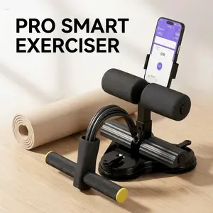 Pro Smart Exerciser with Phone Holder, Sit-Up Trainer + Resistance Bands
