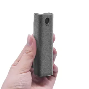 Screen Cleaner Spray and Wipe 2 in 1, Touchscreen Mist Cleaner Tool, Portable Mini Bottle, for Phone Laptop Screen, Computer Cleaner Accessory