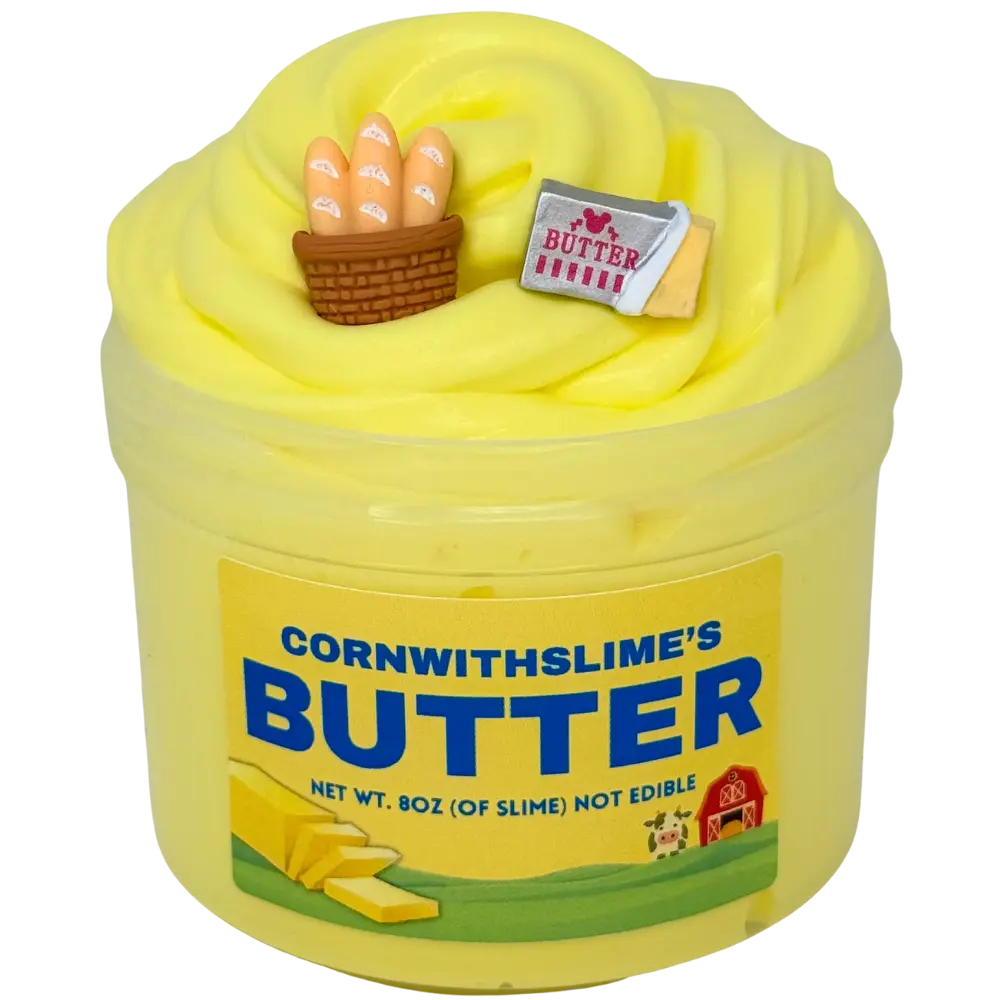 Butter 8oz Slime Butter Texture Scented Danish Butter Cookies + Buttered Popcorn