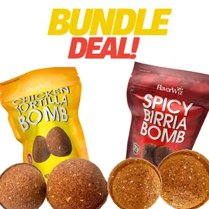 Birria and Chicken Tortilla bundle by FlavorWiz - Seasoning spice blend for authentic restaurant style Mexican dishes.