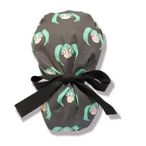 Handmade Hatsune Singer Scrub Cap Hat - Personalize your Work Attire