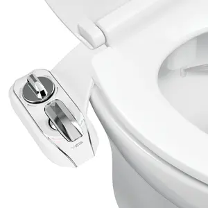 LUXE Bidet NEO 320 Plus - Warm Water Bidet Attachment for Toilet Seat, Rear & Feminine Wash, Easy Slide-in Install, Patented 360° Self-Clean