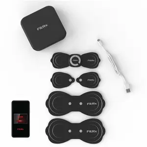 FitRx Electrode Wireless Massager - Rechargeable TENS Muscle Stimulator with App Control