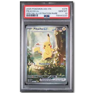 PSA 10 Pikachu Ex Ascended Heroes #276