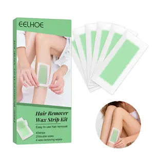 Hair Remover Wax Ready Strips Gentle Removal Smooth Soft Skin Soothes Discomfort for Smoother Skin Use for Daily Skincare 20PCS