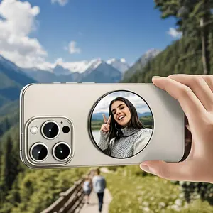 Magnetic Phone Selfie Mirror, Multi-Color Magnetic Selfie Mirror, One Piece Pack, Perfect Photo Accessory