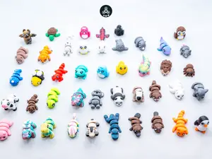 Articualted Tiny Critters - Mini Critters - Mini Animal Figurine - Over 45 Animals - Mini Animal Statue - Articulated Animal Figurine