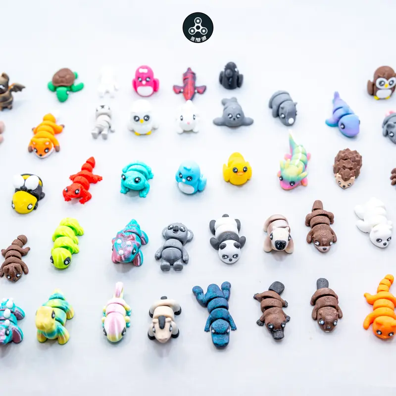 Articualted Tiny Critters - Mini Critters - Mini Animal Figurine - Over 45 Animals - Mini Animal Statue - Articulated Animal Figurine