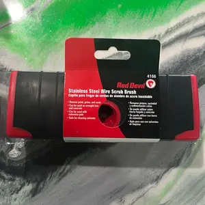 Stainless steel wire scrub brush