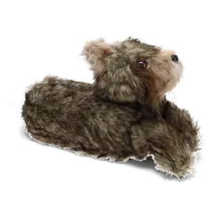 Yorkie Dog Plush Animal Slippers Adorable Yorkie Design Supreme Comfort Non-Slip Sole Perfect Gift for Dog Enthusiasts