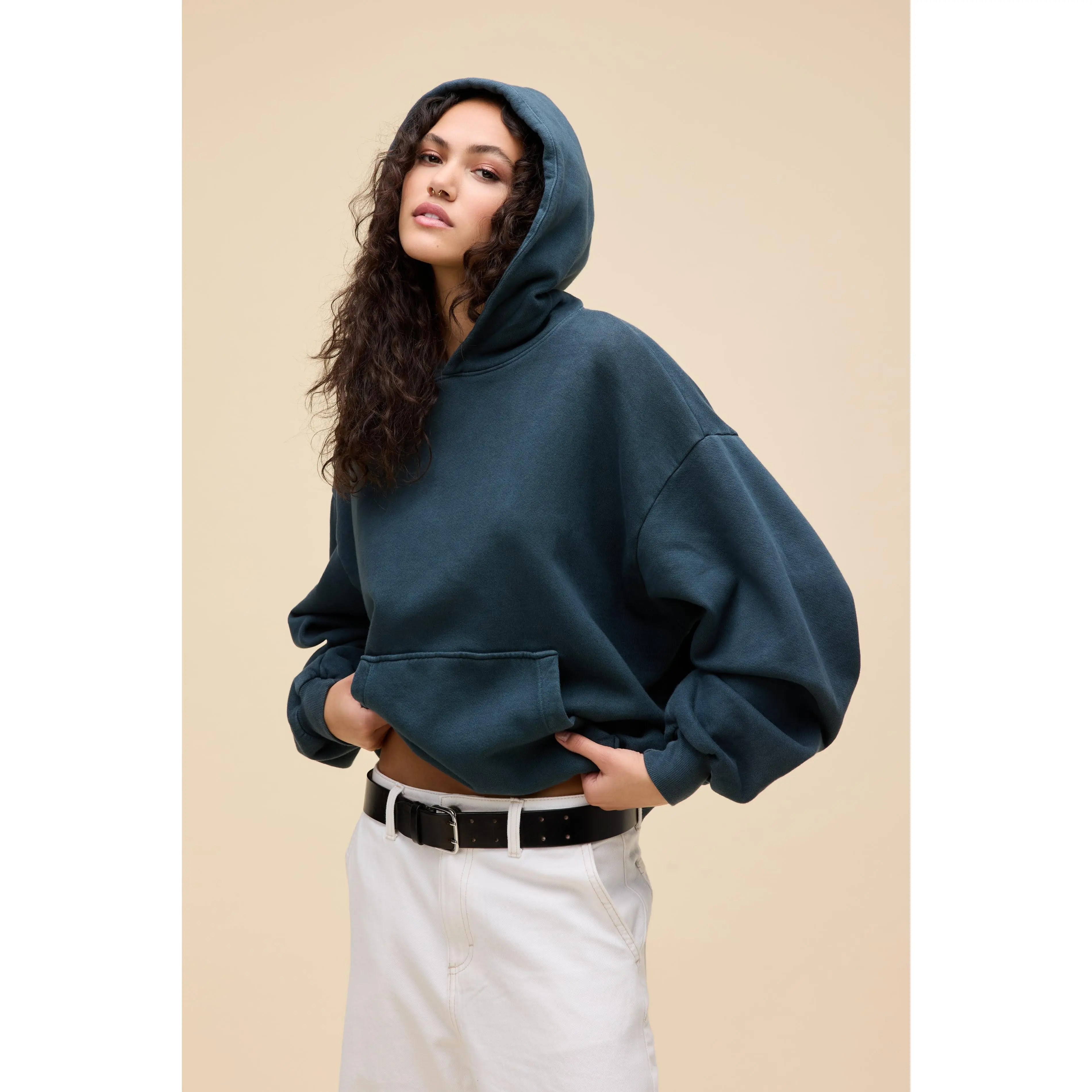 Solid Oversized Hoodie