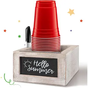 Mark Your Cup and Drink Up Cup Holder - Hostess Gifts for  , Drink Organizer for Disposable Cups, Housewarming Gifts, Party & Entertaining Essentials