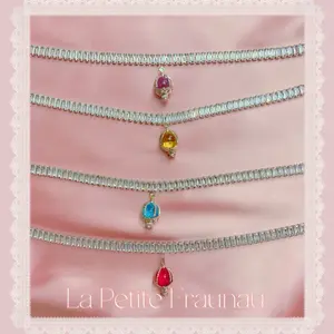 Custom Madoka Magical Girl Handmade Kawaii Romantic Dainty Coquette Anime Manga Jfashion La Petite Fraunau Homura Mami Sayaka Kyoko Tennis Necklace