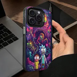 Rick And Morty Phone Case by Warner Bros. for iPhone 17/16/15/14/13/12/11 Air Pro Max Plus - Shockproof, Anti-Fingerprint, Lens Protection, TPU Material, Animal Personalized Design