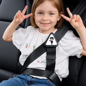 Adjustable Car Seatbelt Retractor, Prevents Belt Chafing & Facial Rubbing, Neck Protection, Easy for Teens, Enhances Travel Safety