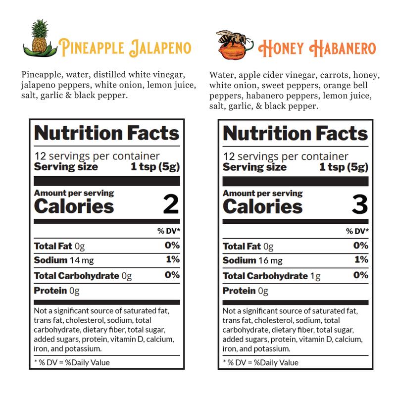 Salce's Sweet Heat Sampler