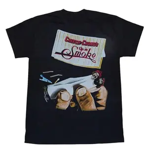 Cheech and Chong Up In Smoke Movie T shirt Black Size S To 4XL U835 Cotton Fabric