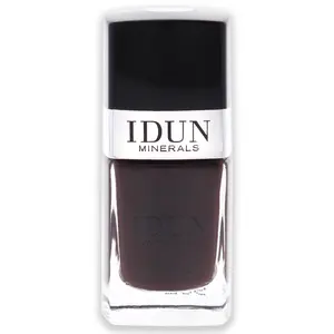 IDUN Minerals Nail Polish - Long-Wear, High-Shine Vegan Formula - Infused With Vitamins And Sweet Almond Oil - Prevents Cracking And Protects Nails - Even Lacquered Result - Granat - 0.37 Oz