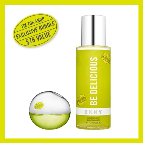 Virtual Bundle: DKNY Be Delicious Bundle – Eau de Parfum for Women 1.0 Fl Oz/30ml & Fragrance Mist for Women 8.4 Fl Oz/250 ml