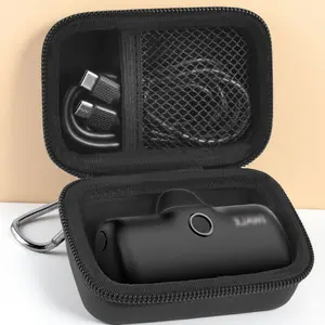 3C9-PHP009 Portable Charger Power Bank Case, Compatible with Swyop, Feob, Charmast, JEJILL, LanLuk, VEGER, iWALK, Taegila, Kuulaa & More (Bag Only - Purple)