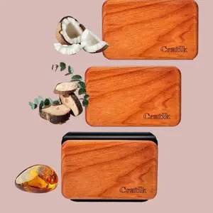 Car Air Freshener - Wood Air Freshener - Car Odor Eliminator for Visor Clip-Variety Scent Refill, Vehicle Scent Diffuser for Cabin, Truck & SUV - Pack of 3 (Teak-Amber-Cabana)-CLIP INCLUDED