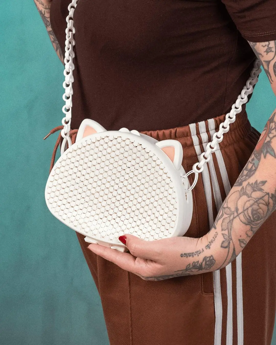 3D Printed Cat Purse - Personalized PETG Crossbody Bag