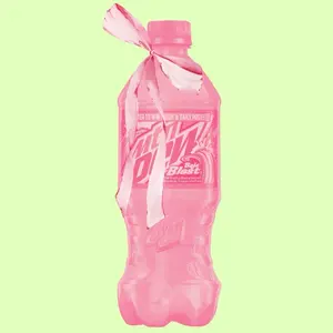 Mt. Dew Baja Blast Coquette Sticker | Pink vinyl decal