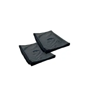 ultimate microfiber glass polishing cloth 2 Pack – 25x20 inch gray
