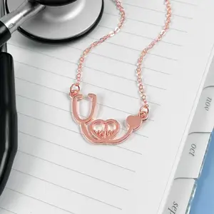 Stethoscope Heartbeat Necklace