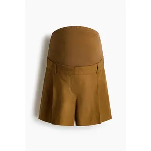 H&M MAMA Linen-blend shorts