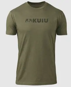 KUIU Topo Block Logo T-Shirt, Hunting Graphic Tee, Outdoor Adventure Shirt, Lightweight Performance Apparel, Gift Idea For Hunters And Outdoor Enthusiasts S8UJ5