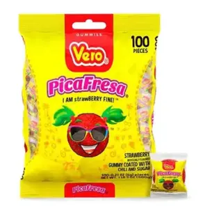 Pica Fresa or Pica Tamarind mexican candy