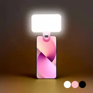 LED Fill Light Selfie Light, Portable Mini Clip-On Fill Light, Cell Phone Light, LED Fill Light Selfie Light, For Mobile Phanes And Computers, Makeup, Zoom Conference, Live Streaming, Vlog, Perfect Selfies And Video Calls