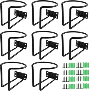 8 count Stainless Steel Boat Ring Cup Drink Holder Fit for Boat Yacht   Apartment RV