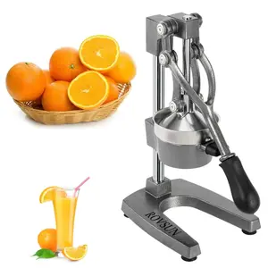 [FLASH SALE] ROVSUN Manual Cast Iron Citrus Juicer Heavy Duty Grey
