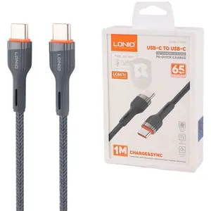 65W USB-C to USB-C Cable Fast Charger Lot PD Cord for iPhone, Samsung