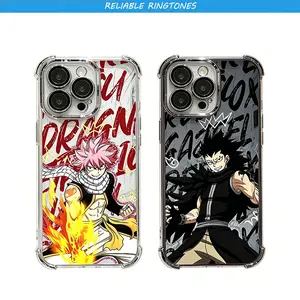 FAIRY TAIL Plating Case  Shockproof Anti-Fall Armor Cover For iPhone 17 16 15 14 13 12 11   - The Fashionable Design Phone Case Best New Year Gift For Fans! Compact Protective