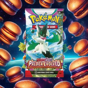 x1 - Paldea Evolved Booster Pack English Pokémon TCG
