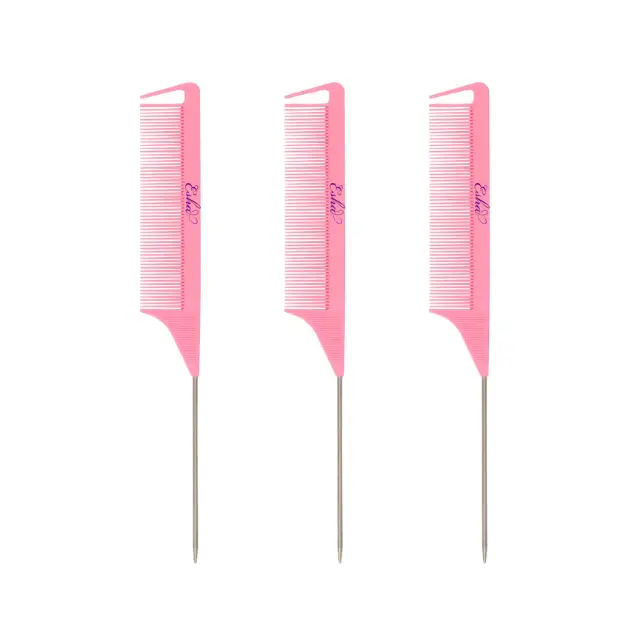 Esha Parting Comb for precision parting, great for stitch braids, knotless braids, and more! (3pcs)