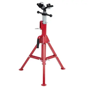 GARVEE V-Head Pipe Jack: Adjustable 28-52 Inch Range, 2500 lbs Capacity, Foldable for Easy Storage, Perfect for Heavy-Duty Applications and Versatile Use in Various Projects.