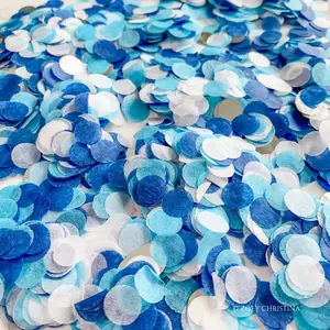 Blue Confetti Mix – Space & Nautical-Themed Party Decoration