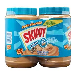 Skippy, Peanut Butter, Creamy, 48 oz, 2-count snack