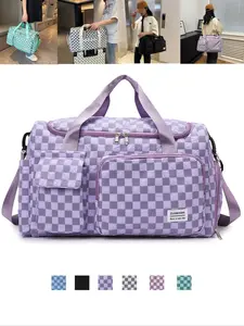 Fashionable Travel Bag, Large Capacity Dry-Wet Separated Sports Gym Bag, Single Shoulder Crossbody Bag for Fitness Yoga Business Trips