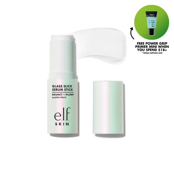 e.l.f. Glass Slick Serum Stick - Peptide Blend for Plump & Smooth Skin - Watery Balm Formula for Glassy Finish
