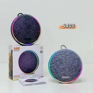 Sphere Design Portable Speaker with LED Lights, Wireless Streaming, TF & USB MP3 Playback, FM Radio, 5W Output, 1200mAh Rechargeable Battery