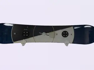 3D Printed Mountain Themed Horizontal SnowBoard Wall Mount w/ Hooks